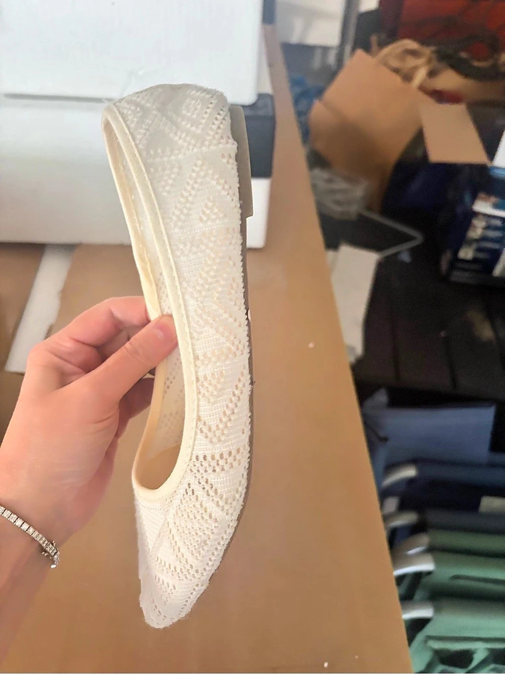 So Geometric Flats White